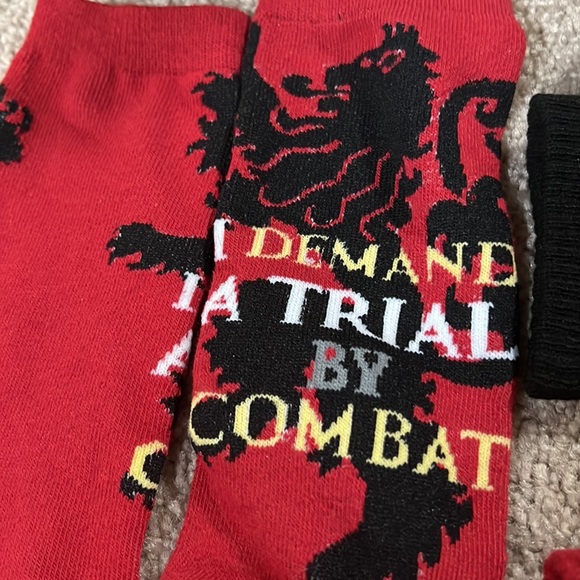 Game of thrones Lannister Mens Socks Bundle - Picture 5 of 5